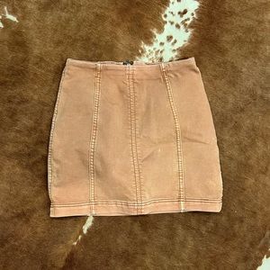 Free People Denim Mini Skirt